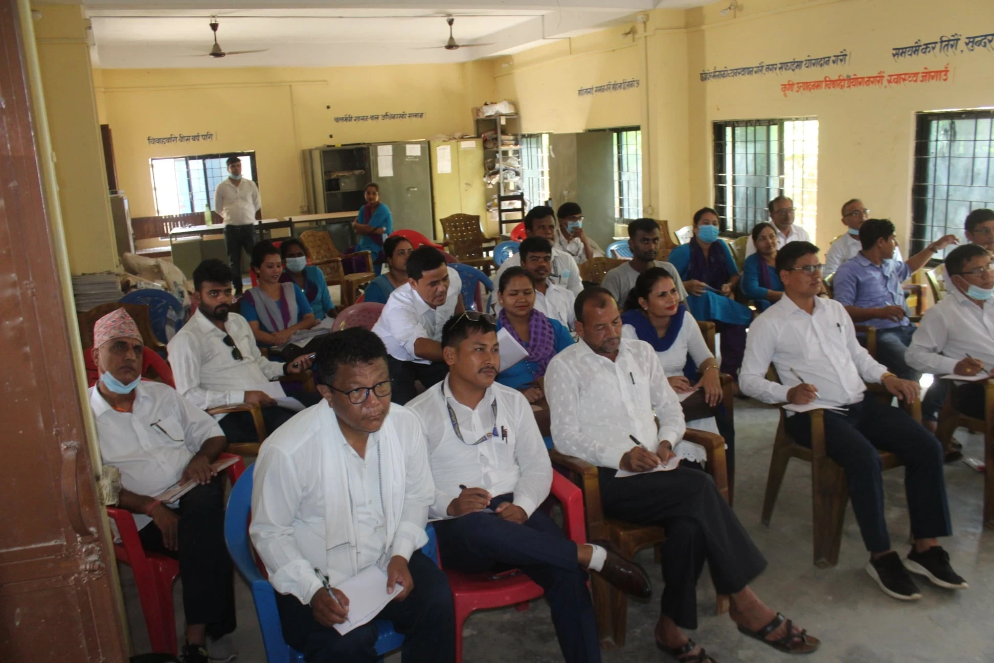 Presentation at Lalbandi Municipality